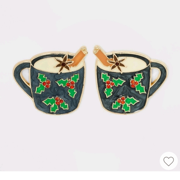 Sugarfix Baublebar Hog the Eggnog Earrings NWT - Picture 2 of 7